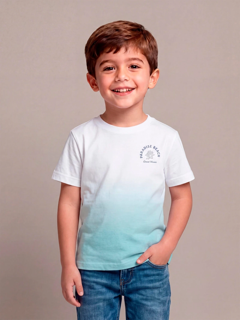 POLERA NIÑO HARVEST MANGA CORTA