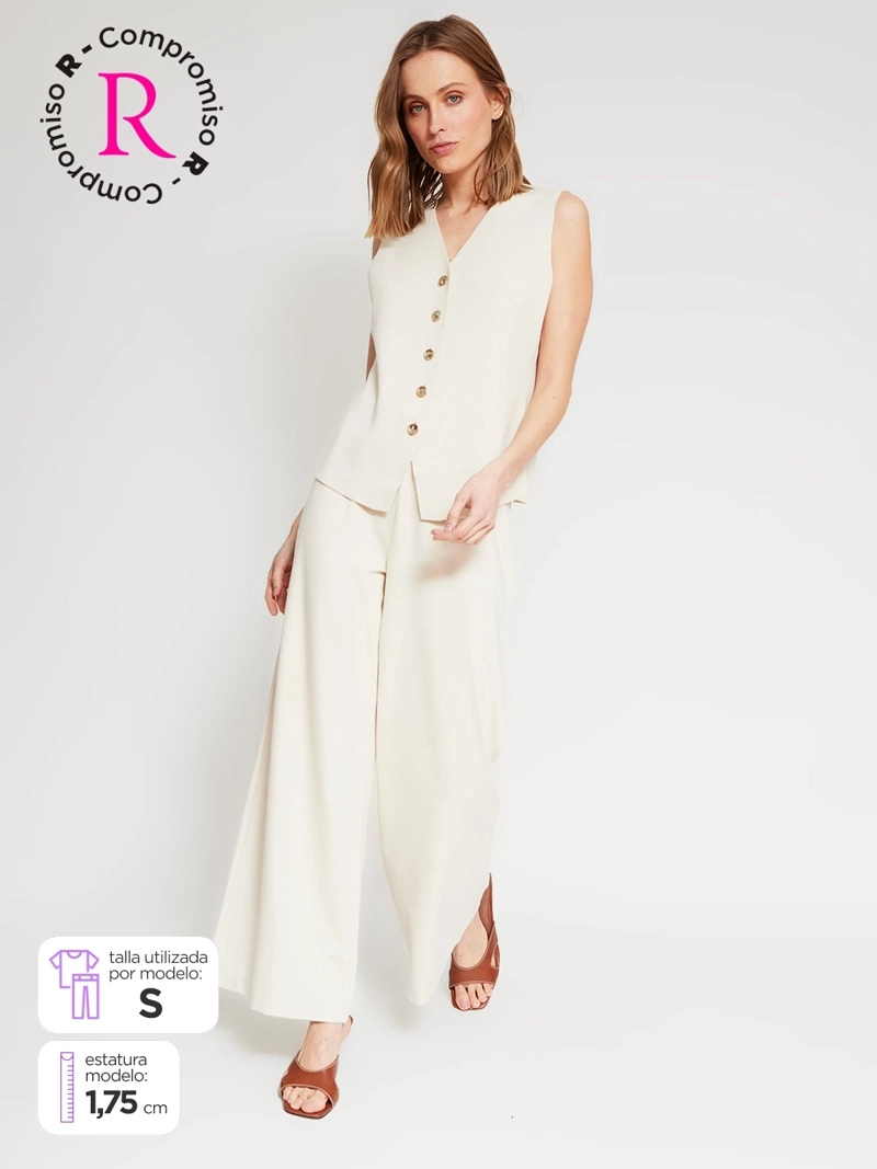 PANTALÓN MUJER CACHAREL FLUIDO