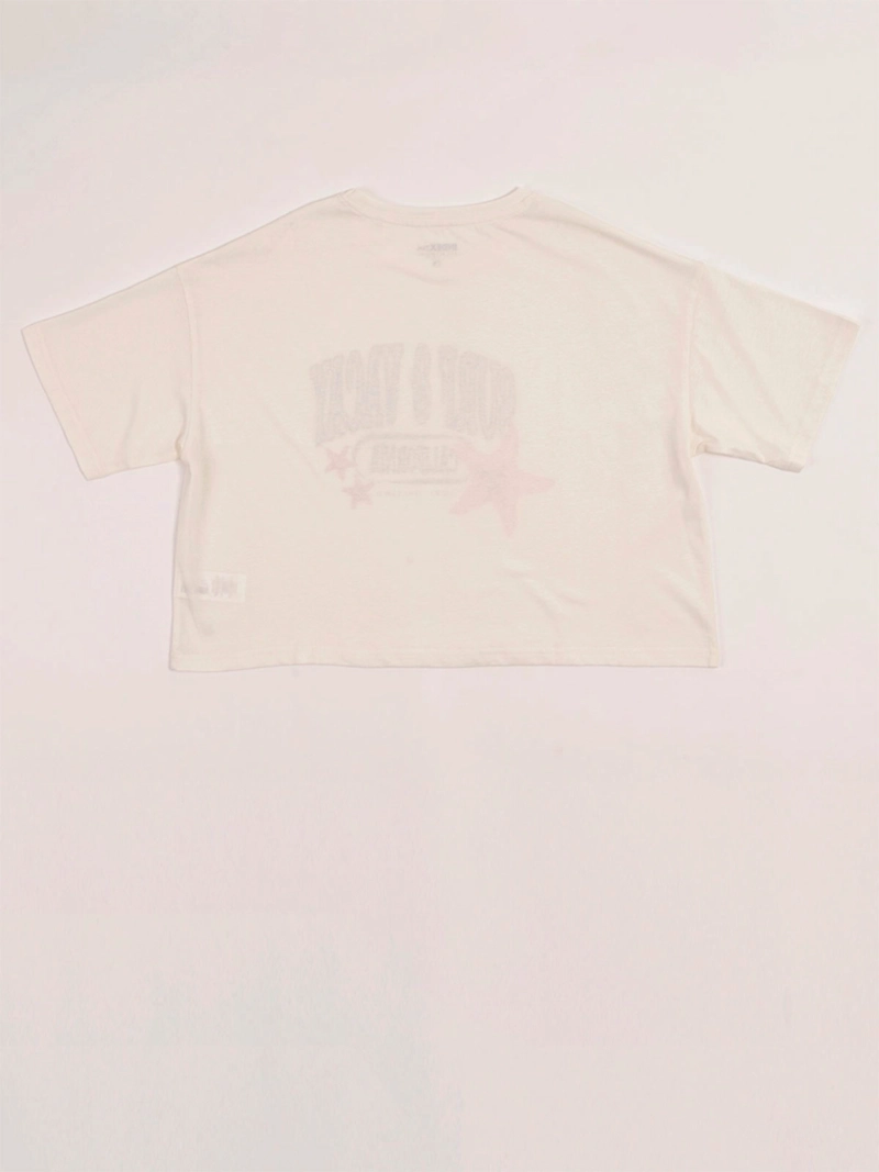 POLERA NIÑA INDEX TEEN ALGODÓN MANGA CORTA LENTEJUELAS - 4