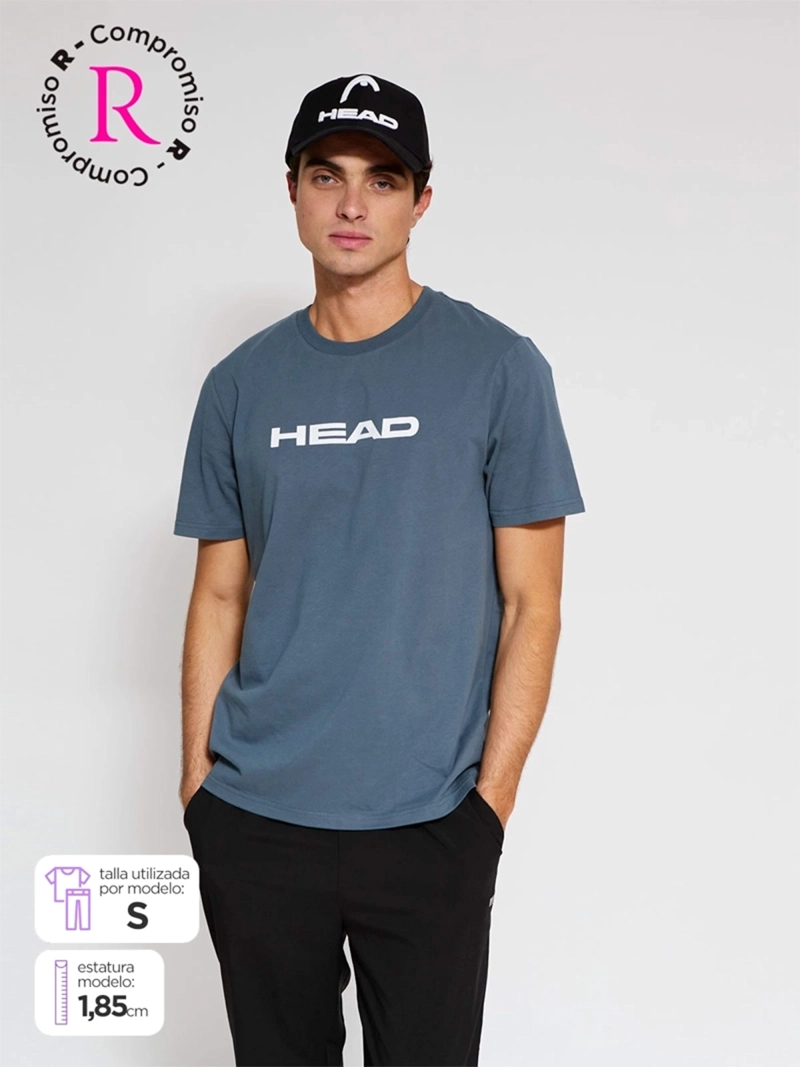 PACK POLERA + JOCKEY HOMBRE HEAD ALGODÓN