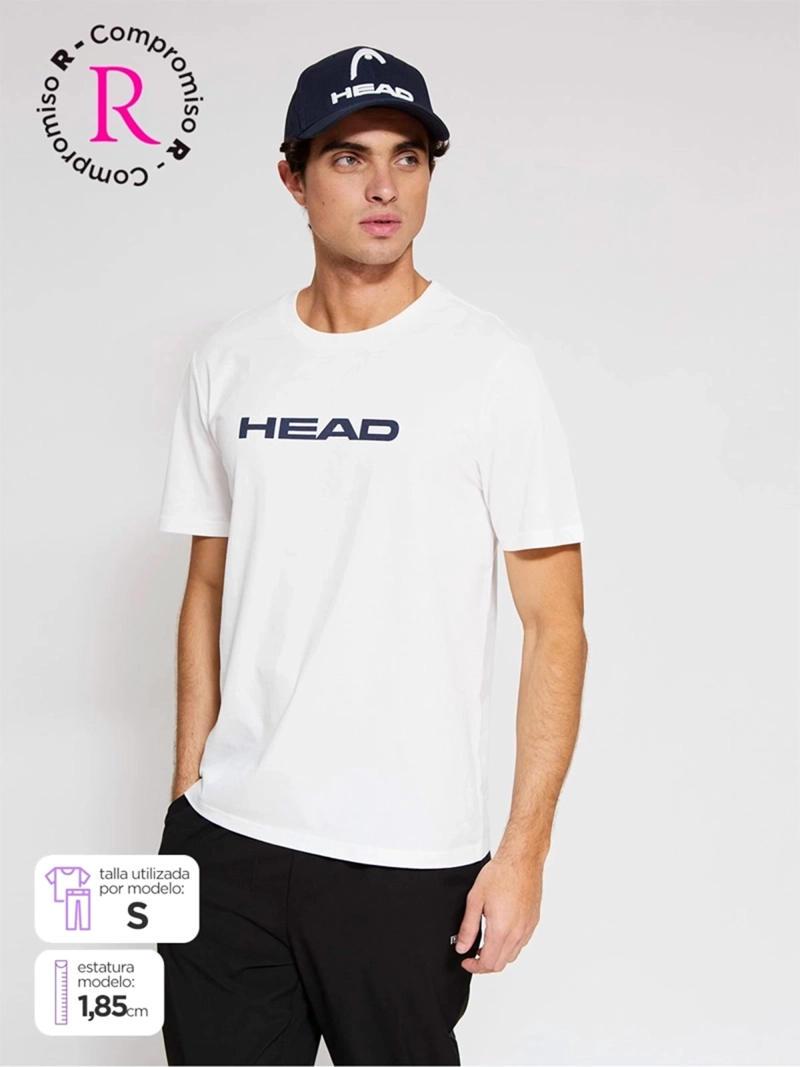 PACK POLERA + JOCKEY HOMBRE HEAD ALGODÓN