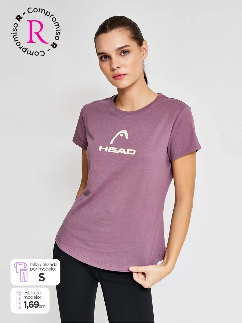 POLERA MUJER HEAD LOGO - 1