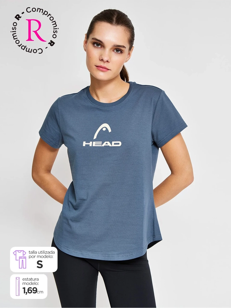 POLERA MUJER HEAD LOGO - 1