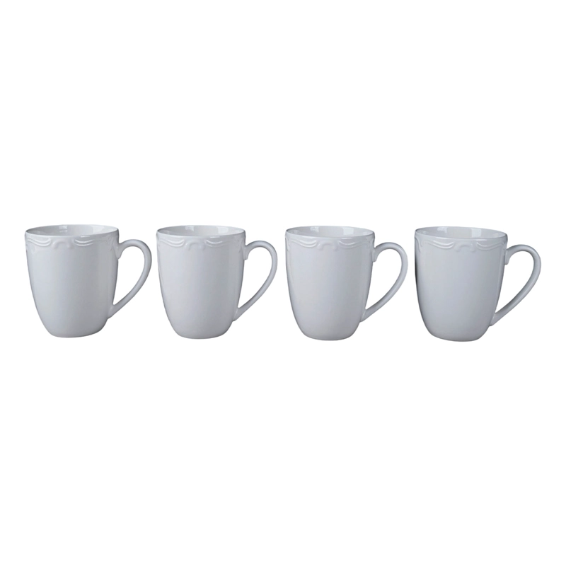 SET X4 MUG RIPLEY HOME WHITE