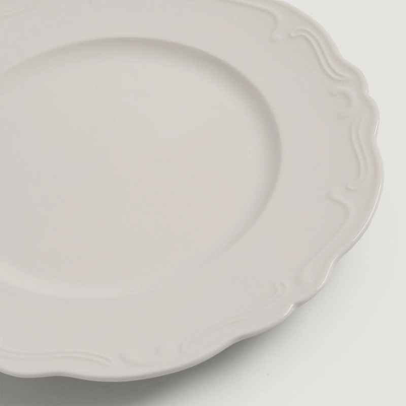 SET X4 PLATO ENSALADA/POSTRE RIPLEY HOME CLASSIC COLLECTION BLANCO - 3