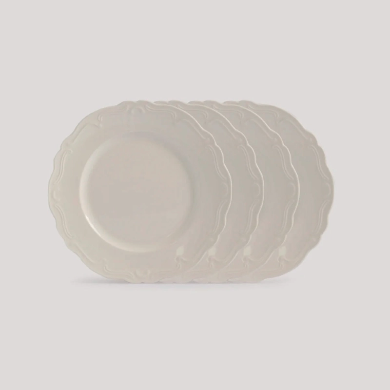 SET X4 PLATO FONDO RIPLEY HOME CLASSIC COLLECTION BLANCO - 4