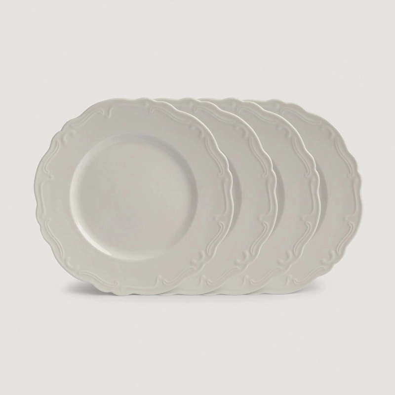 JUEGO DE VAJILLA RIPLEY HOME WHITE 24 PIEZAS - 4