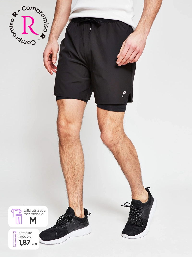 SHORT HOMBRE HEAD 2EN1