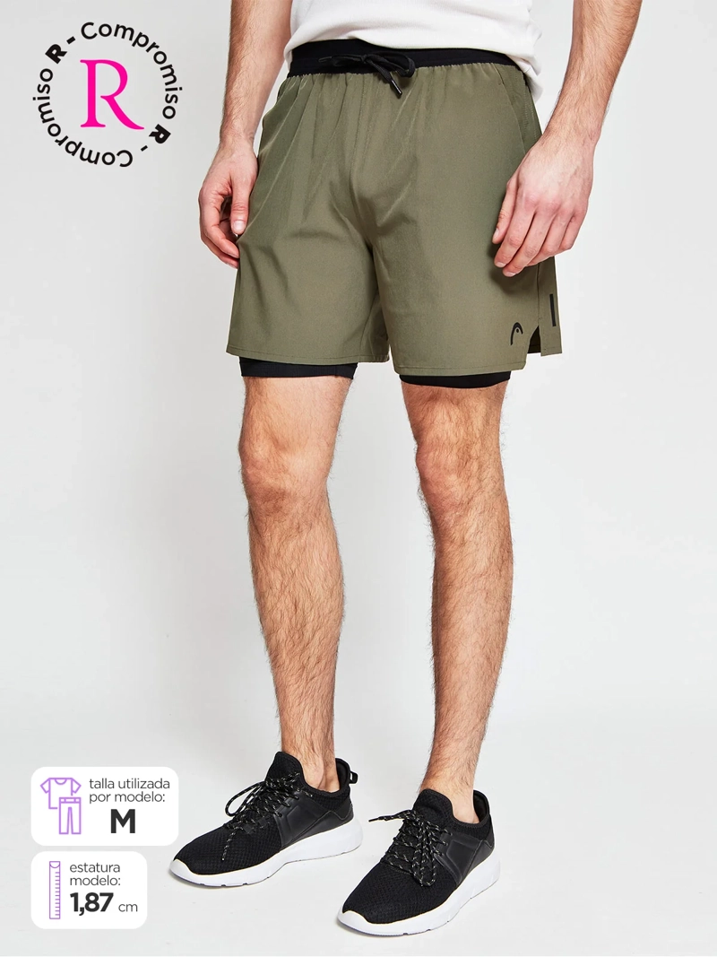 SHORT HOMBRE HEAD 2EN1