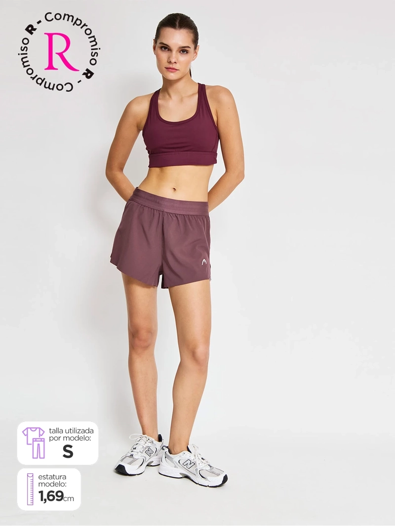 SHORT MUJER HEAD 2 EN 1