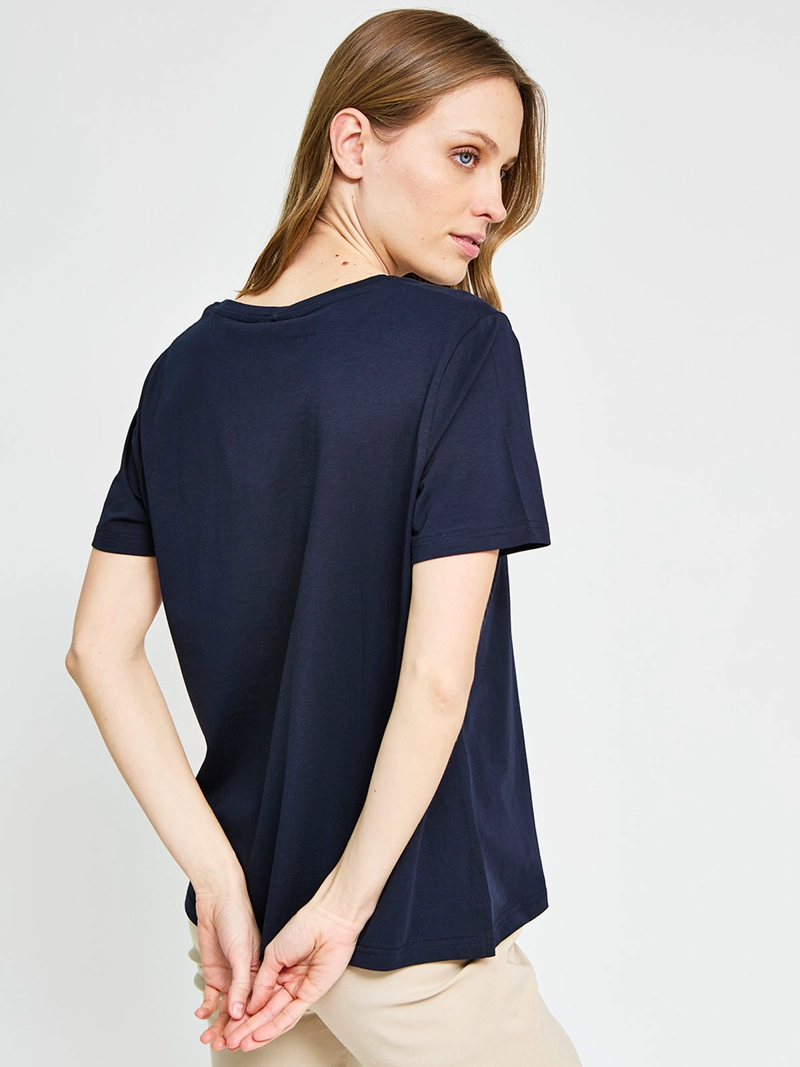 POLERA MUJER CACHAREL ALGODÓN MANGA CORTA - 2