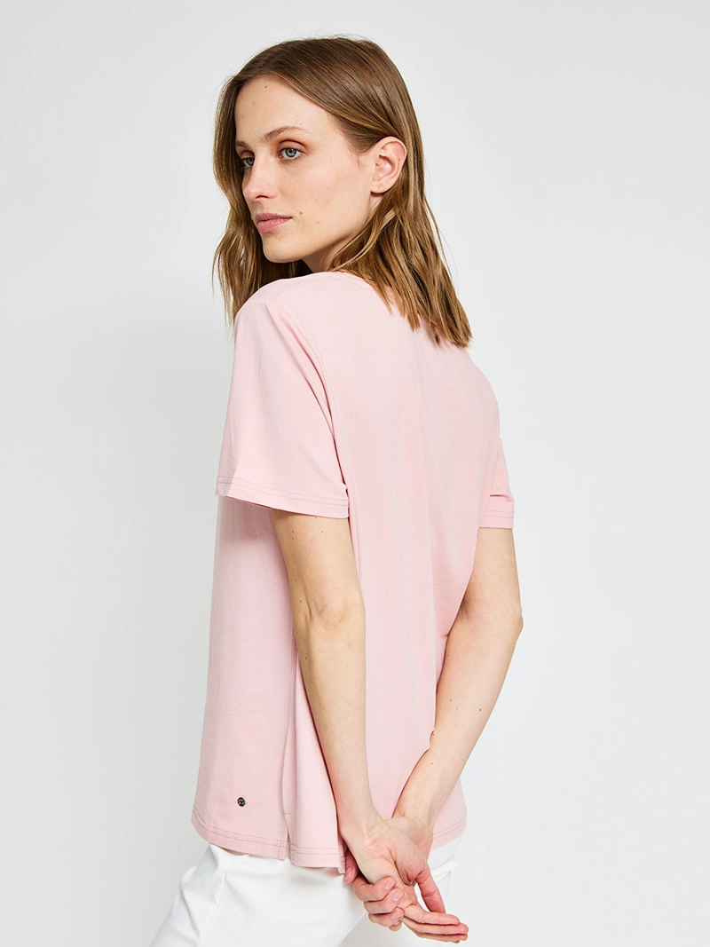 POLERA MUJER CACHAREL ALGODÓN MANGA CORTA - 2