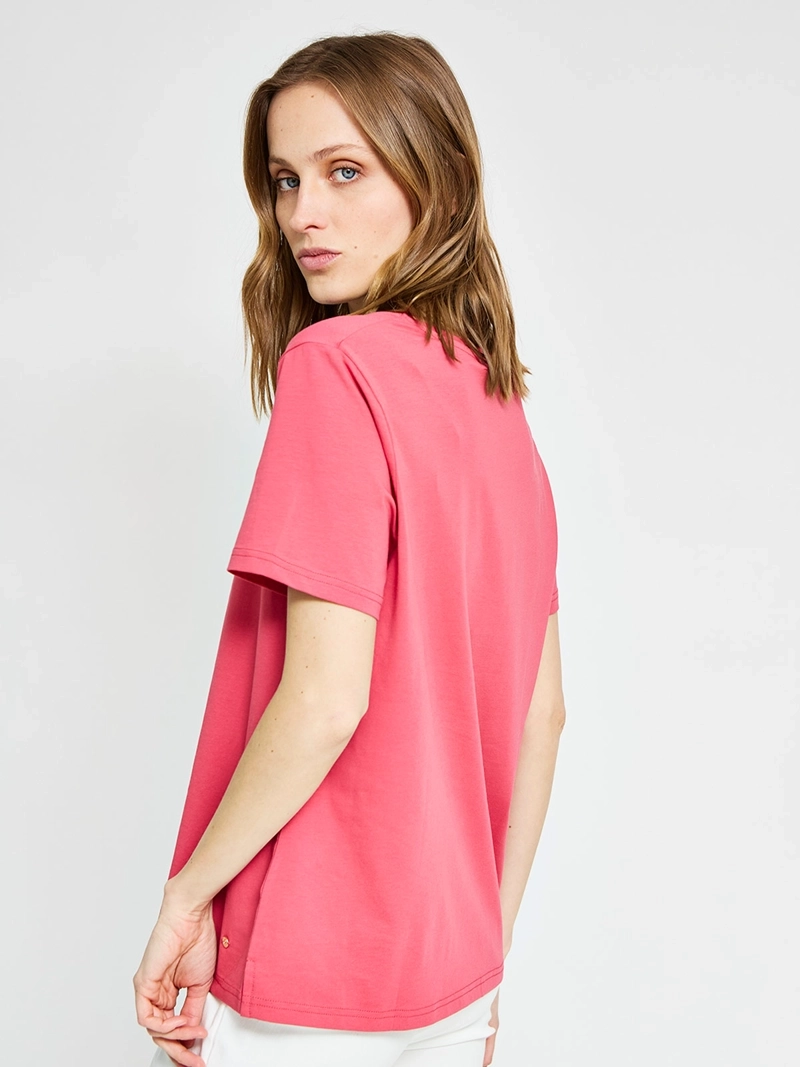 POLERA MUJER CACHAREL ALGODÓN MANGA CORTA - 2