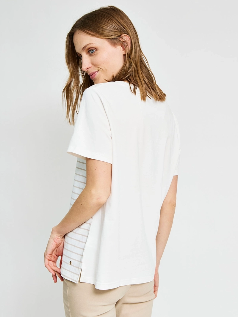 POLERA MUJER CACHAREL ALGODÓN MANGA CORTA - 2