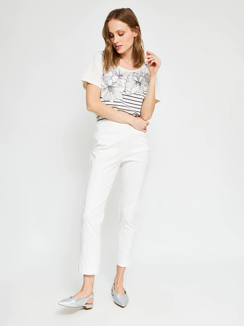 POLERA MUJER CACHAREL ALGODÓN MANGA CORTA - 4