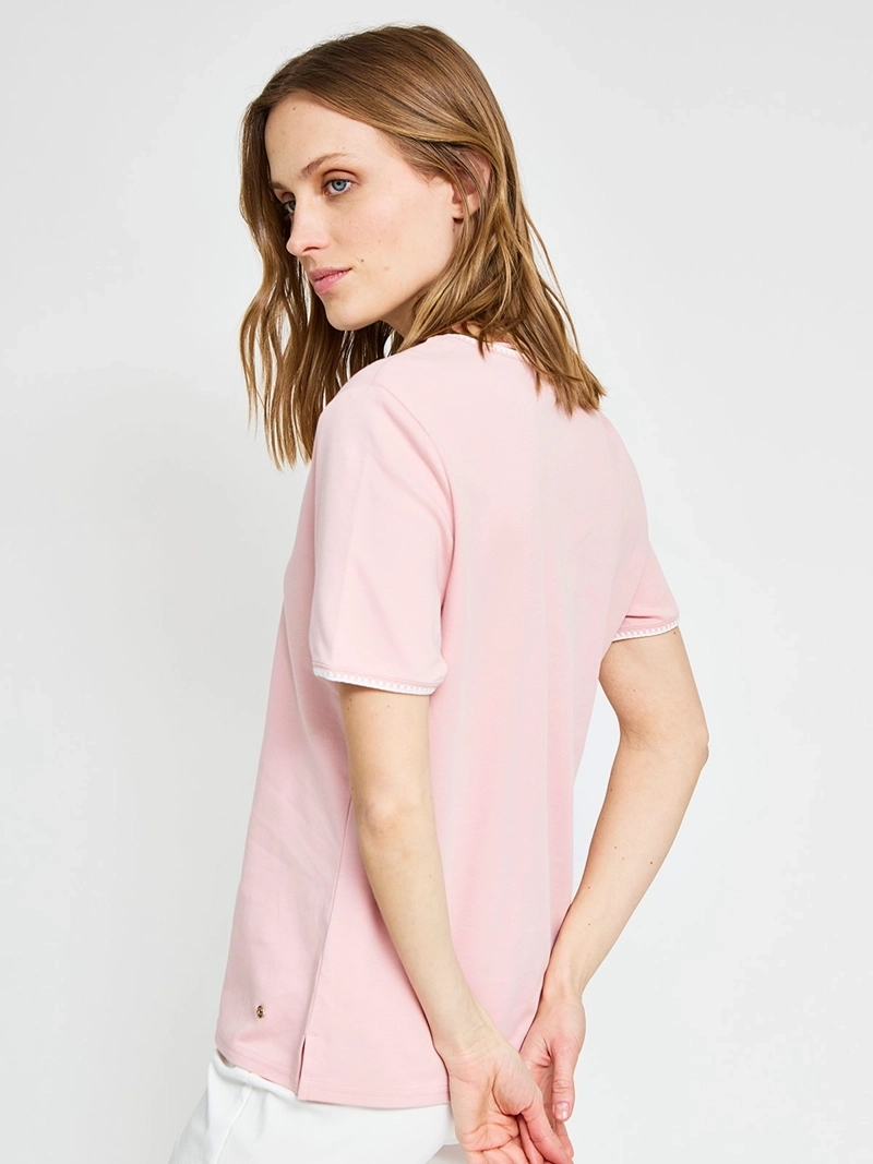 POLERA MUJER CACHAREL ALGODÓN MANGA CORTA - 2