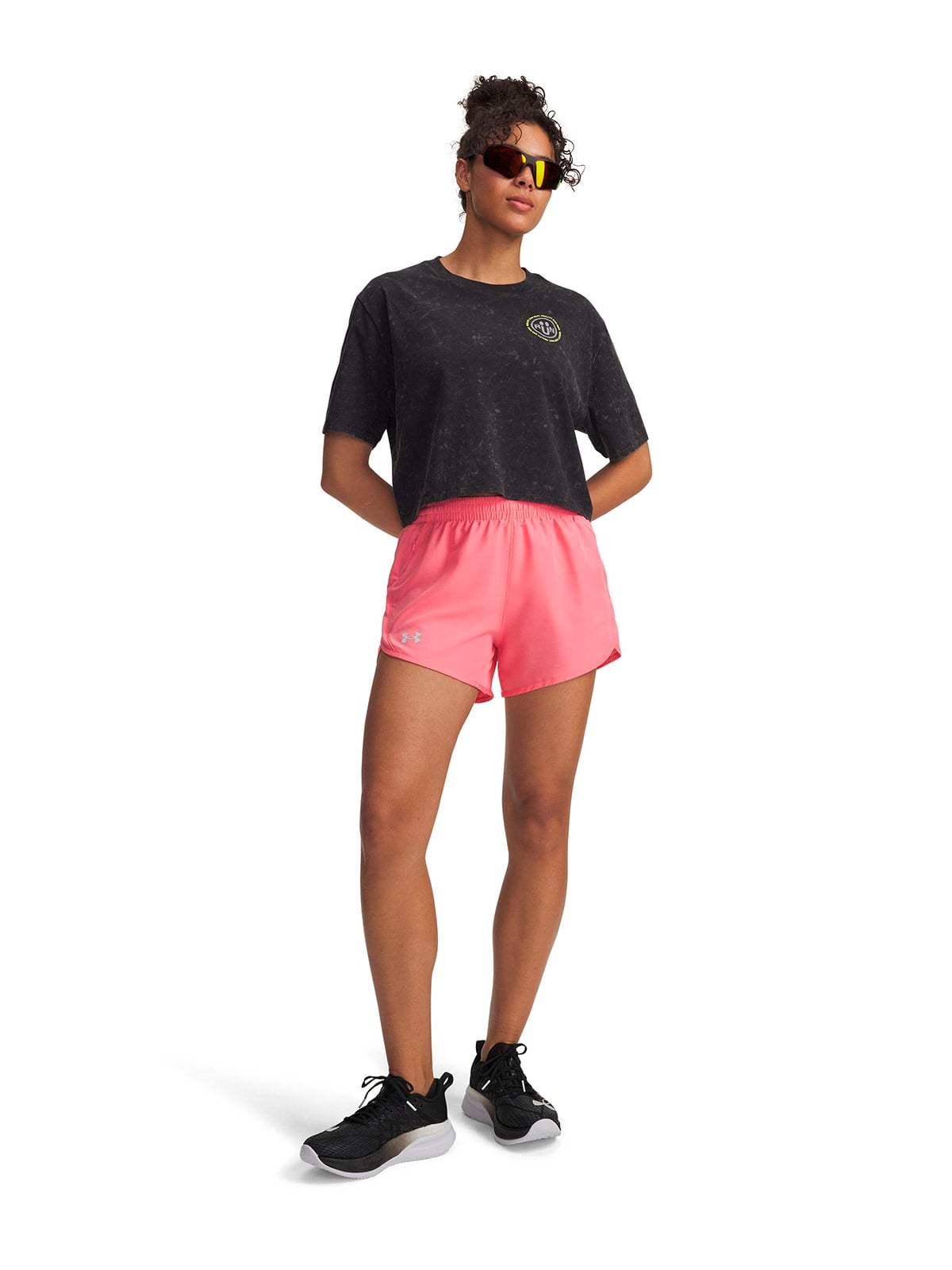 SHORT MUJER UNDER ARMOUR FLY BY 3" - 3