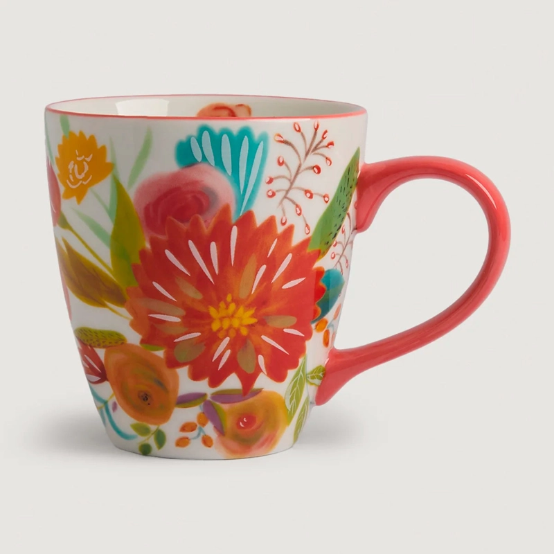 MUG RIPLEY HOME FLORES BLANCO - 2