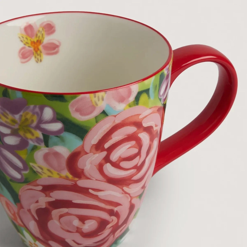 MUG RIPLEY HOME FLORES ROJO - 3