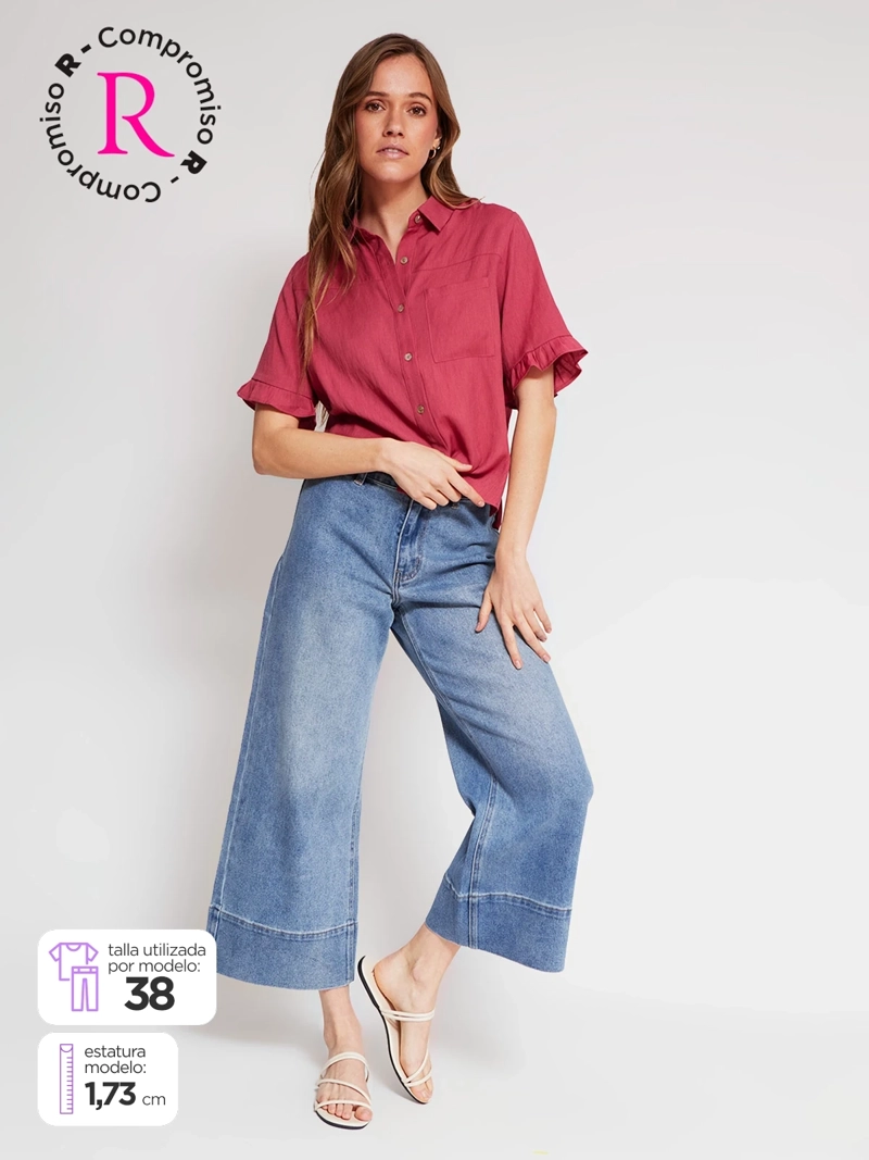 JEANS MUJER REGATTA ALGODÓN SUELTO - 1