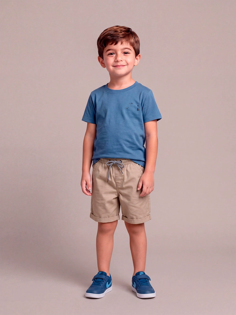 SHORT NIÑO HARVEST ALGODÓN