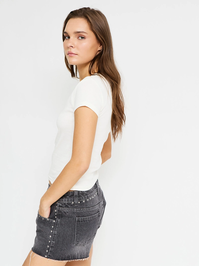 POLERA MUJER INDEX ALGODÓN MANGA CORTA GRÁFICA - 2