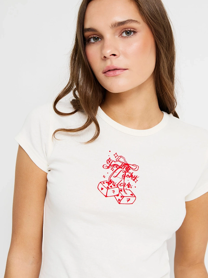 POLERA MUJER INDEX ALGODÓN MANGA CORTA GRÁFICA - 3
