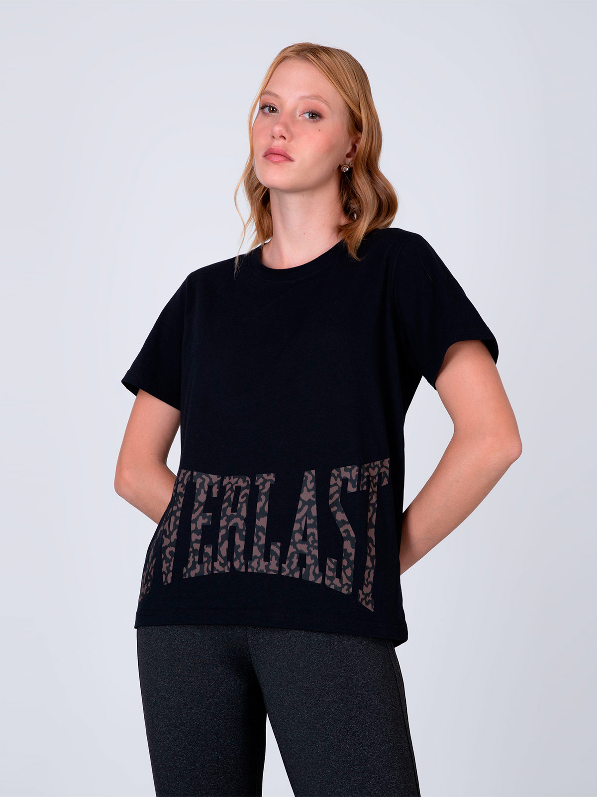 POLERA MUJER EVERLAST ALGODÓN ALBA - 5
