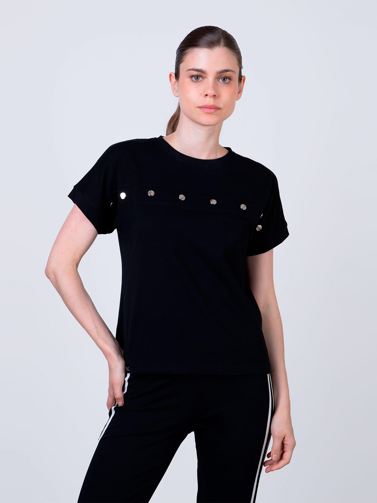POLERA MUJER EVERLAST ALGODÓN ARIA - 1