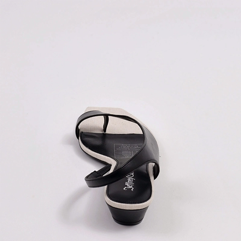 SANDALIAS MUJER JEFFREY CAMPBELL NEGRO BLISSFULL CUERO - 5