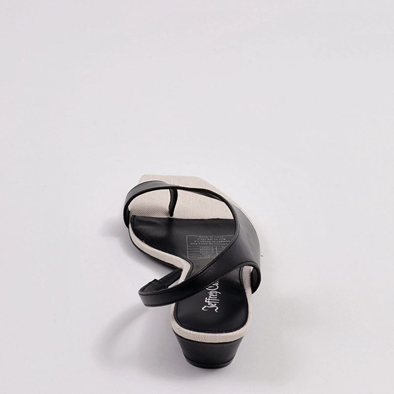 SANDALIAS MUJER JEFFREY CAMPBELL NEGRO BLISSFULL CUERO - 4