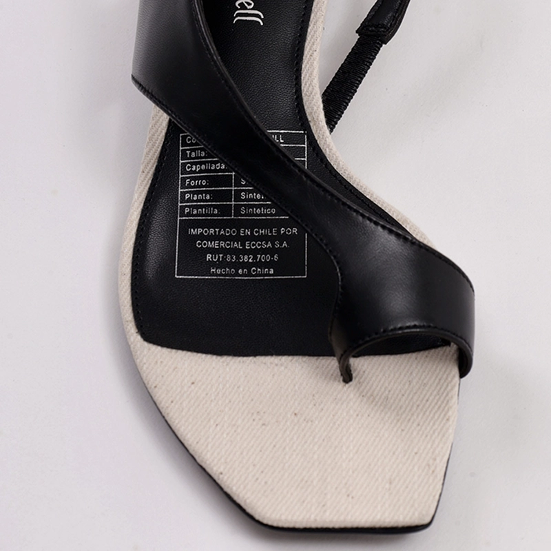 SANDALIAS MUJER JEFFREY CAMPBELL NEGRO BLISSFULL CUERO - 6