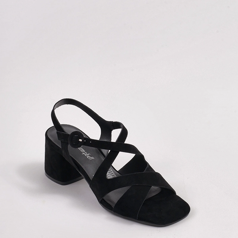 SANDALIAS MUJER JEFFREY CAMPBELL NEGRO RAYET CUERO - 2