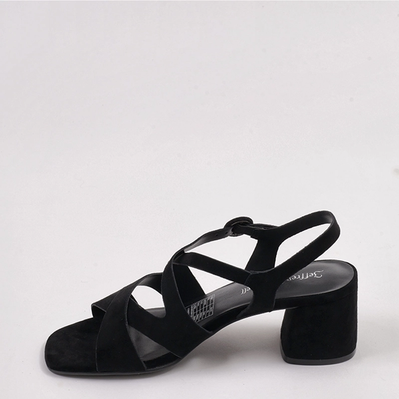 SANDALIAS MUJER JEFFREY CAMPBELL NEGRO RAYET CUERO - 3
