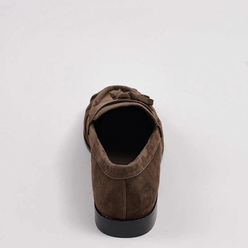 MOCASINES MUJER JEFFRE CAMPBELL CAFÉ ARTICULATE CUERO - 4