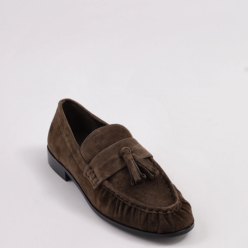 MOCASINES MUJER JEFFRE CAMPBELL CAFÉ ARTICULATE CUERO - 2