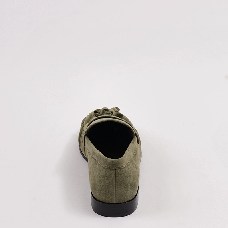 MOCASINES MUJER JEFFRE CAMPBELL VERDE ARTICULATE CUERO - 4