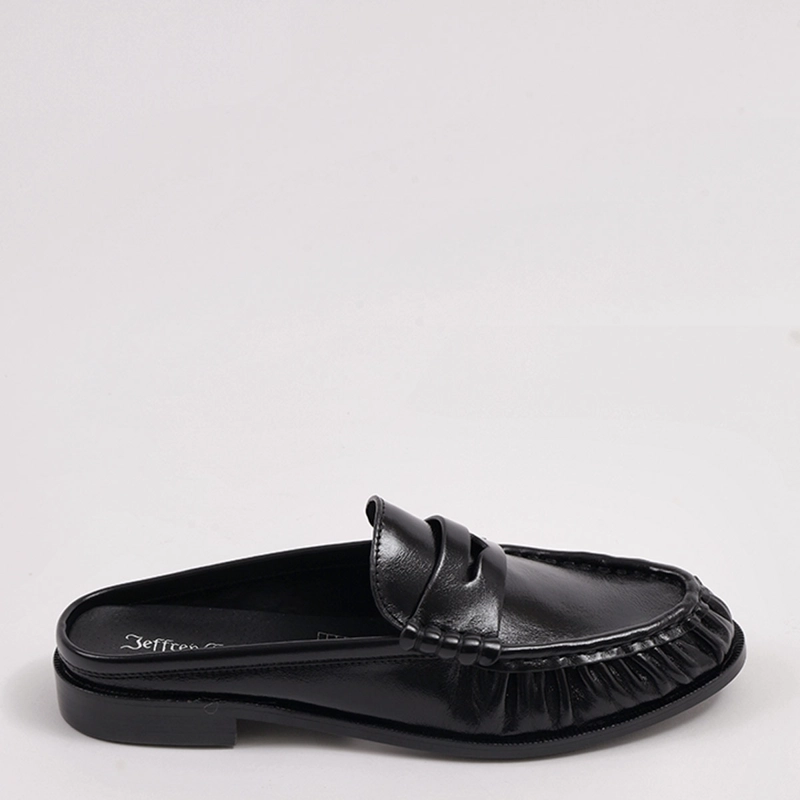 MOCASINES MUJER JEFFRE CAMPBELL NEGRO GODDARD CUERO