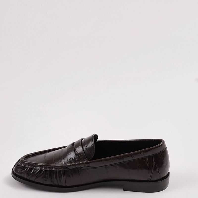 MOCASINES MUJER JEFFRE CAMPBELL CAFÉ STALLONE  CUERO - 3