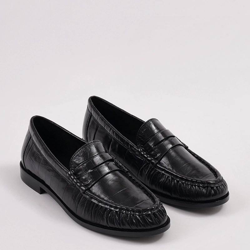 MOCASINES MUJER JEFFRE CAMPBELL NEGRO STALLONE  CUERO - 5