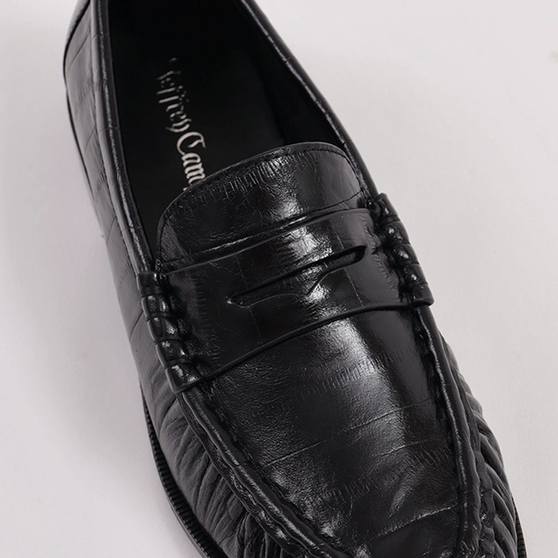 MOCASINES MUJER JEFFRE CAMPBELL NEGRO STALLONE  CUERO - 6