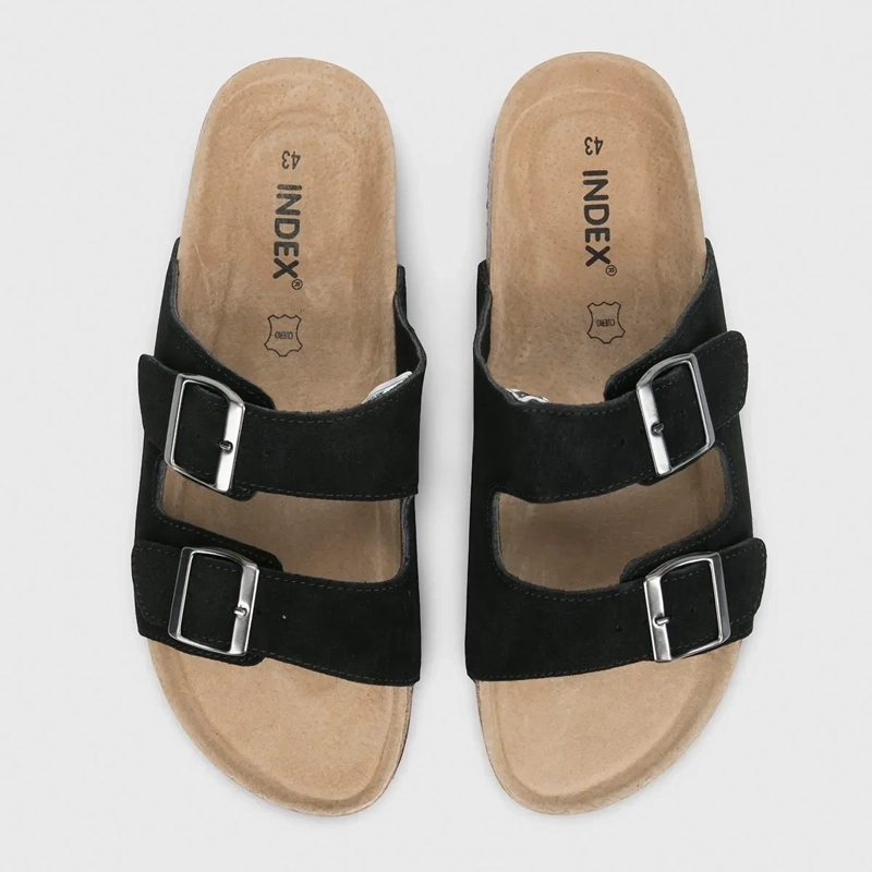 SANDALIAS PLAYERA HOMBRE INDEX IHOMO3 CUERO - 5