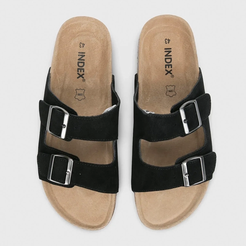 SANDALIAS PLAYERA HOMBRE INDEX IHOMO3 CUERO - 5