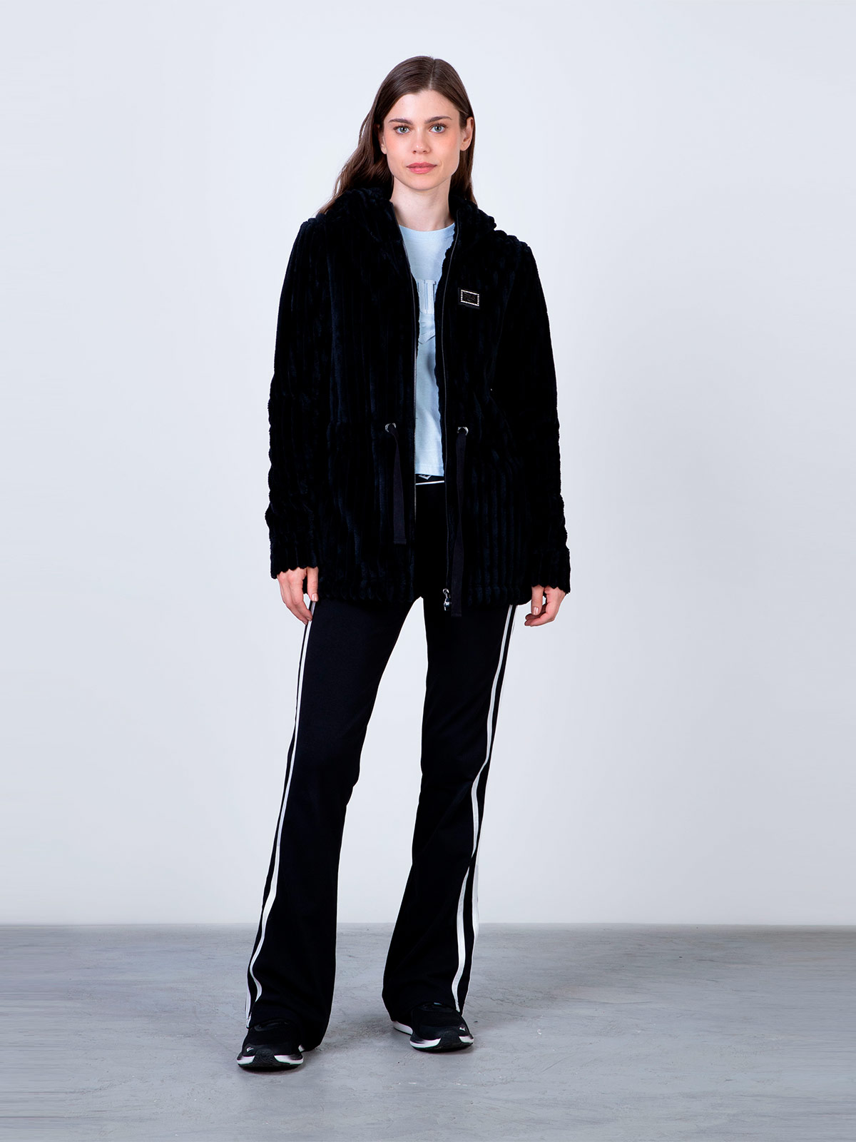 CHAQUETA MUJER EVERLAST STRIP - 2