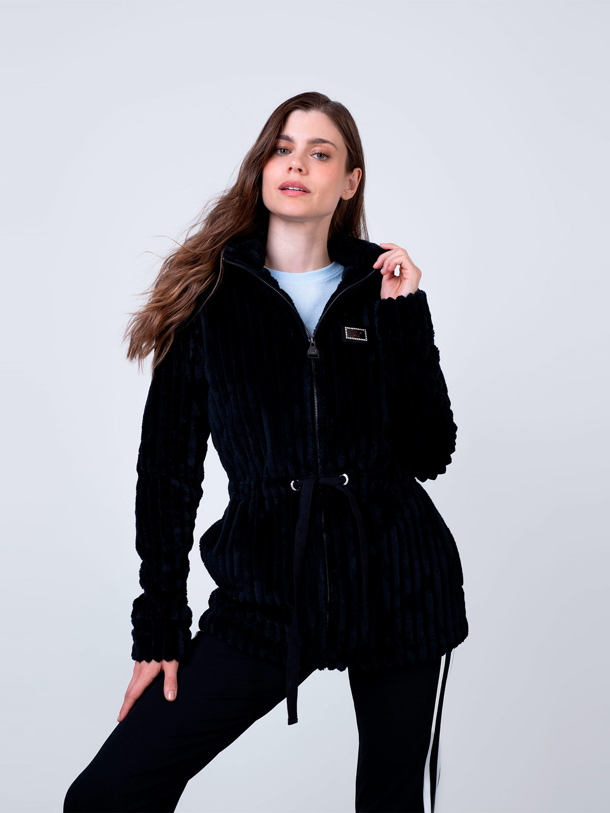 CHAQUETA MUJER EVERLAST STRIP - 5