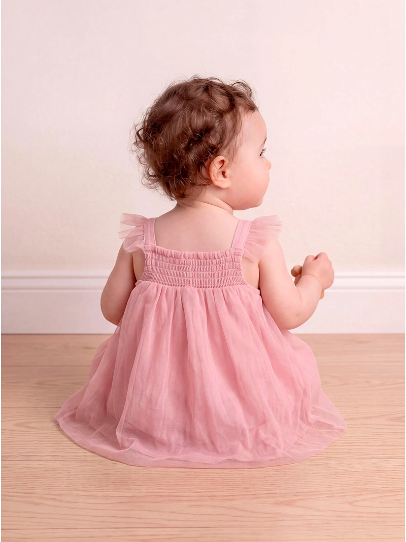 VESTIDO NIÑA BABY HARVEST BRILLITOS - 2