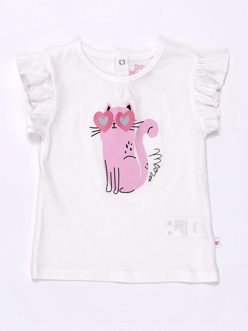 POLERA NIÑA BABY HARVEST MANGA CORTA GLITTER
