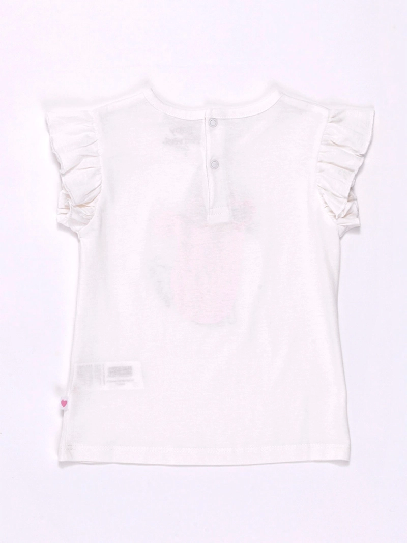 POLERA NIÑA BABY HARVEST MANGA CORTA GLITTER - 4