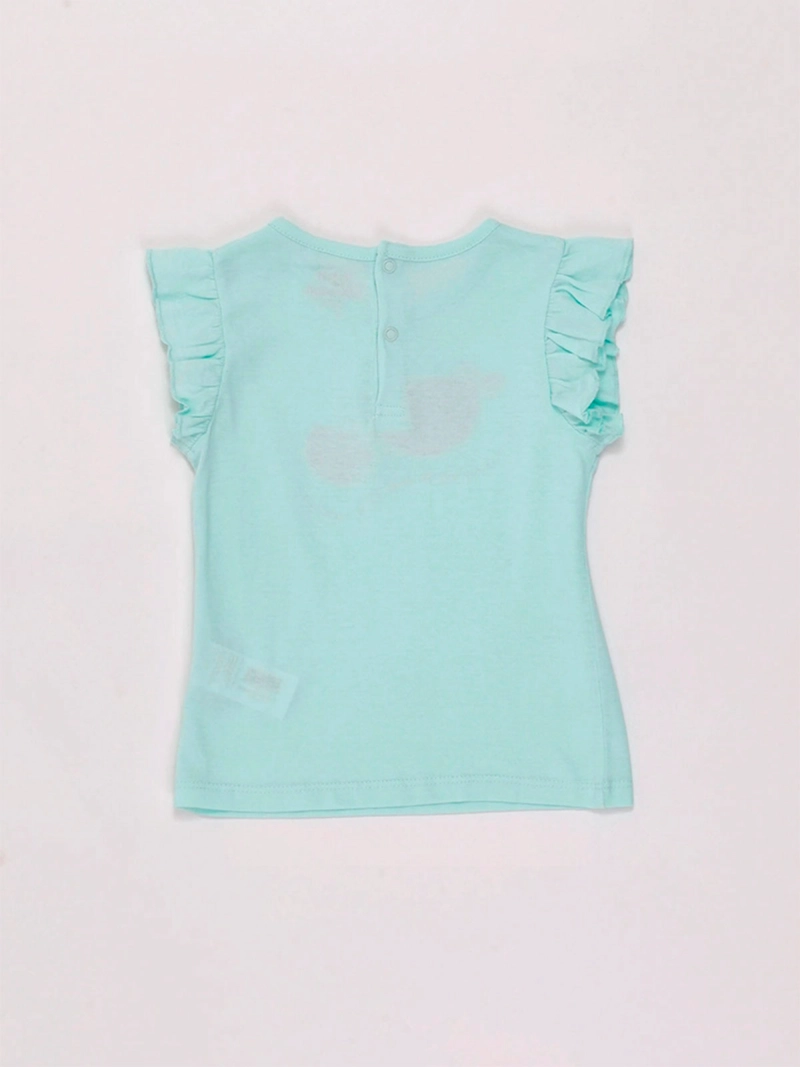 POLERA NIÑA BABY HARVEST MANGA CORTA GLITTER - 4