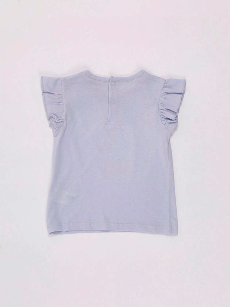 POLERA NIÑA BABY HARVEST MANGA CORTA GLITTER - 4